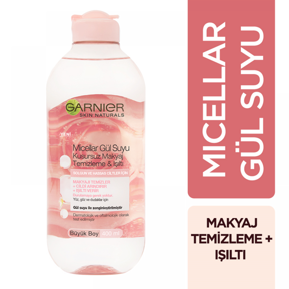 Garnier Micellar Makyaj Temizleme Suyu Gül 400 ml