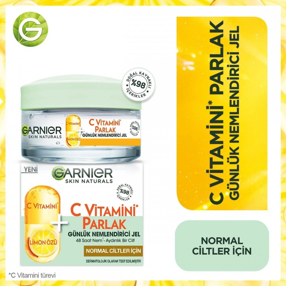 Garnier C Vitamini Günlük Aydınlatıcı Krem 50ml