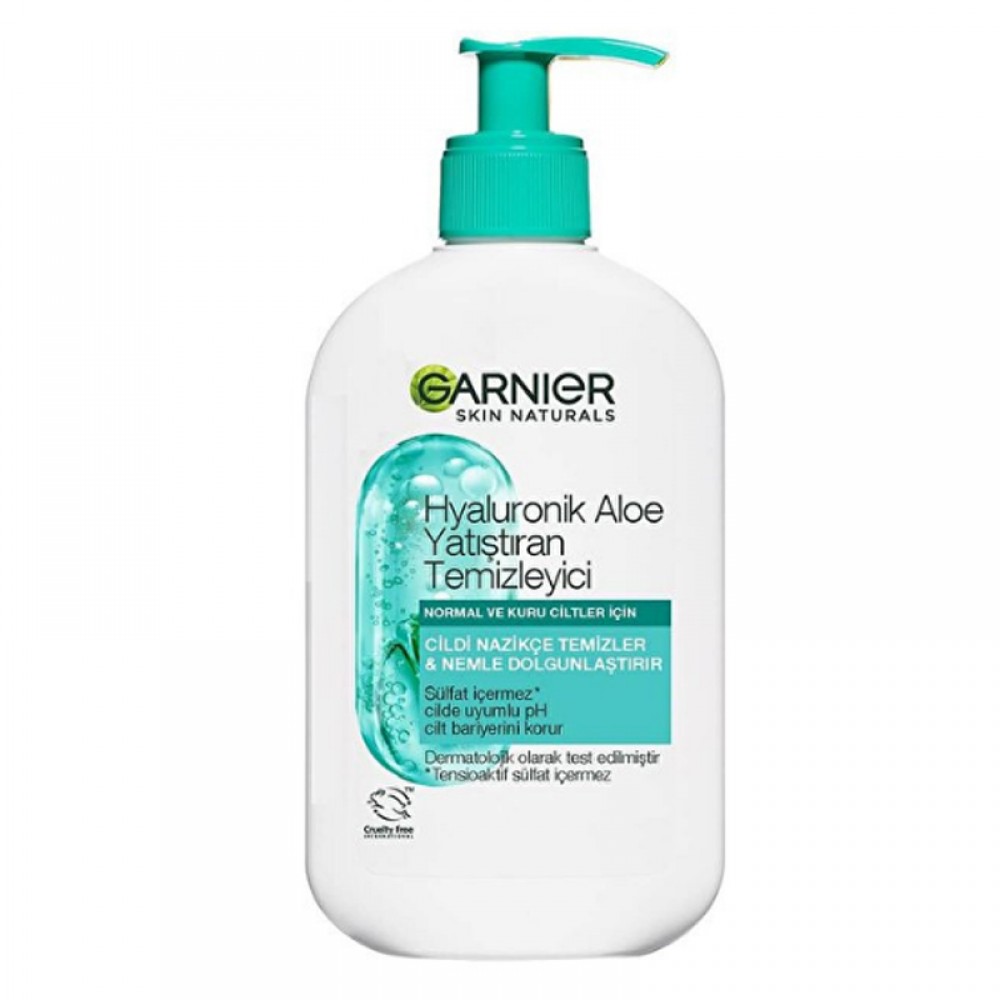 Garnier Hyaluronik Aloe Nemlendiren ve Yatıştıran Temizleyici 250ml