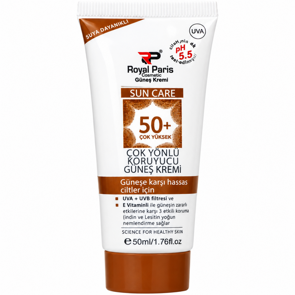 Royal Paris Cosmetic Sun Care 50+ Çok Yönlü Koruyucu Güneş Kremi