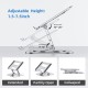 360° Dönebilen Ayarlanabilir Metal Laptop ve Tablet Standı