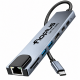 8in1 USB-C Hub Çoklayıcı 4K HDMI Ethernet USB 3.0 PD Adaptör
