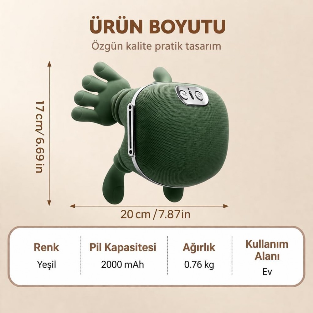 FI Neck Yoğurmalı Şarjlı Boyun ve Omuz Masaj Aleti