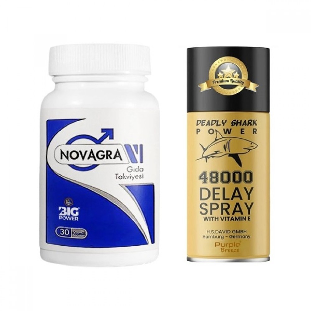 Delay 48000 Sprey + Novagra Süper Set