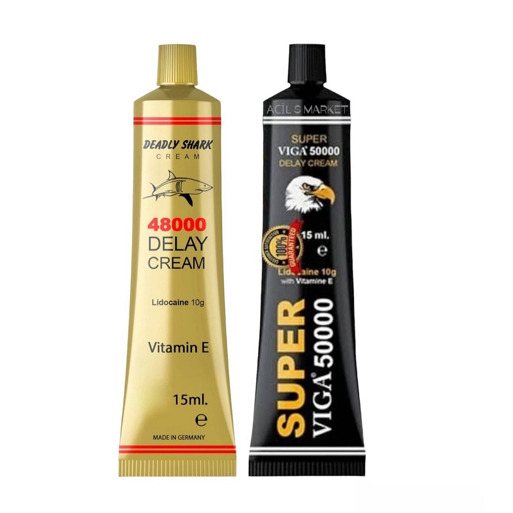 Viga Delay Krem 2’li Set