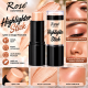 Rose Cosmetics 02 Rose Gold pembe altın ışıltılı stik aydınlatıcı ürün görseli