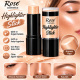 Rose Cosmetics 01 şampanya ve altın ışıltılı stik yüz aydınlatıcısı ürün görseli
