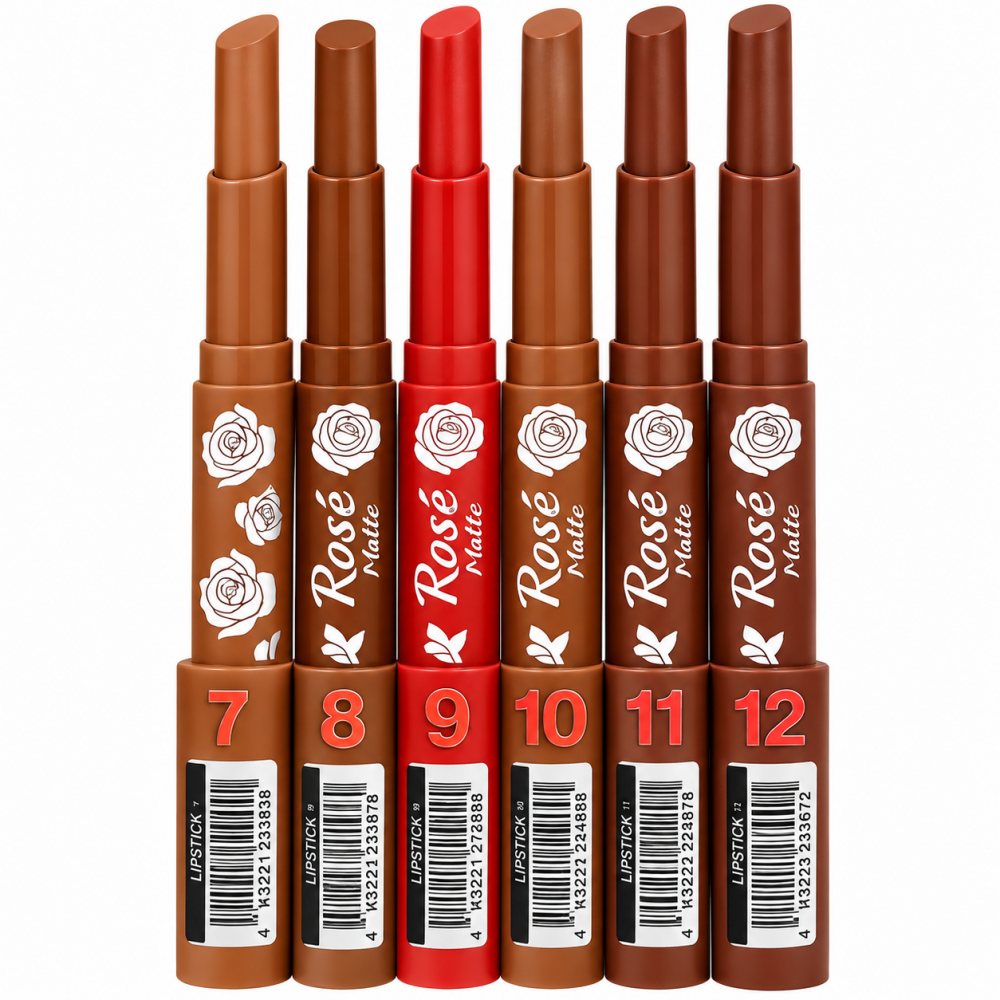 Rose Lip Color Stick Ruj Seti - B