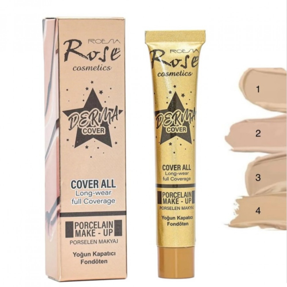  Rose Derma Cover Yoğun Kapatıcı Fondöten