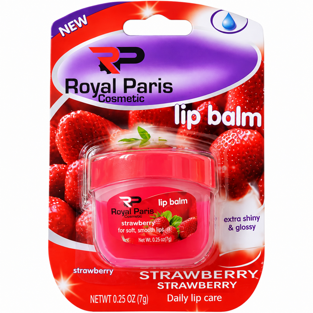 Royal Paris Lip Balm Strawberry Çilekli Dudak Nemlendirici 7g