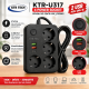 KTR-U317 4’lü Akım Korumalı Priz 2 USB + Type-C Şarj Soketli