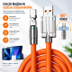 Fioplus 180° Döner USB to Type-C 120W Hızlı Şarj Kablosu