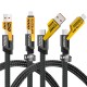 4in1 120W Hızlı Şarj ve Data Kablosu 1.2 Metre Type-C Lightning Type-A